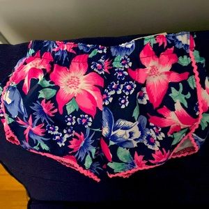 Colorful shorts or bathing suit bottom